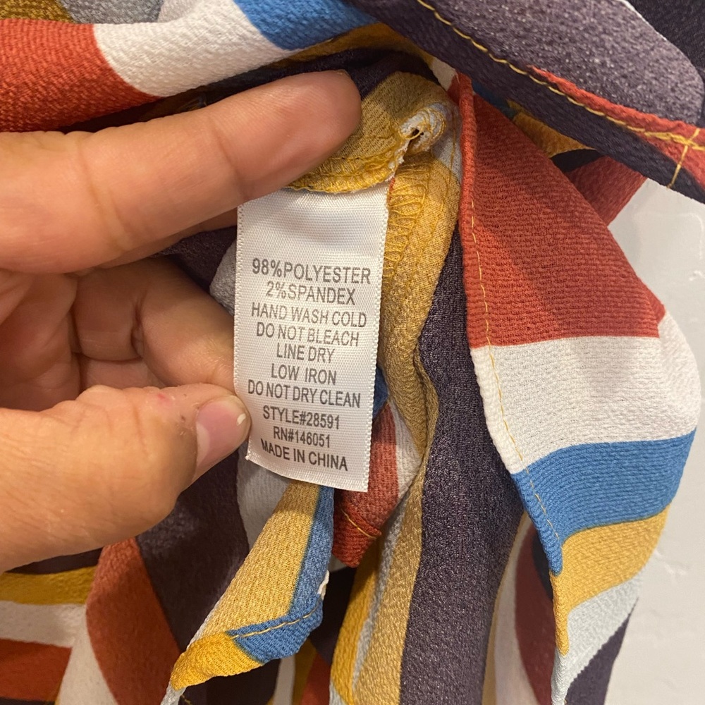 Monteau Los Angeles wrap blouse XL - Picture 4 of 5